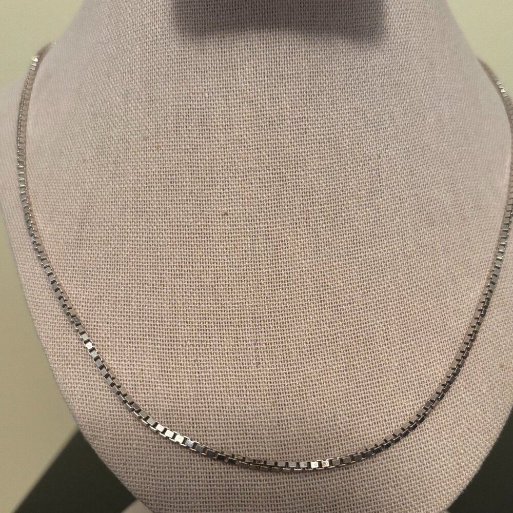 925 Italy Italian Box Chain 20"